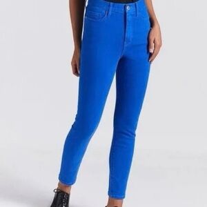 Current/Elliott The Ultra High Waist Skinny Jeans in Nautical Blue Size 28
